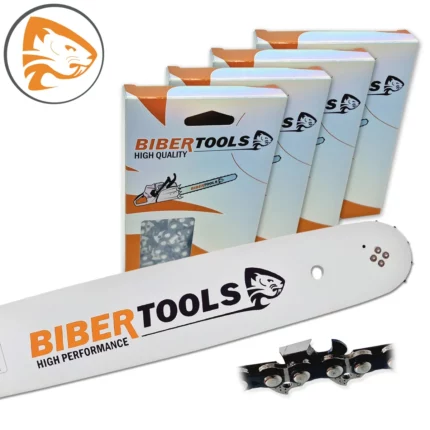 40cm Schwert + 4 Sägeketten HM im Set .325" 1,6mm 62TG passend für Stihl